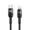 MCDODO Mcdodo 36W PD USB-C - Lightning Flexibel Nylonkabel Svart