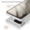  Google Pixel 8 Skal Akryl/TPU Hybrid Transparent