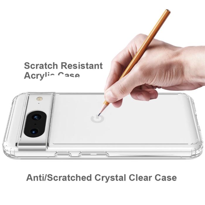 Bild 6,  Google Pixel 8 Skal Akryl/TPU Hybrid Transparent