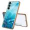GKK GKK Galaxy S24 Skal Härdat Glas Electroplate Ocean Blue