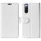  Sony Xperia 10 IV Fodral Crazy Horse Läder Vit