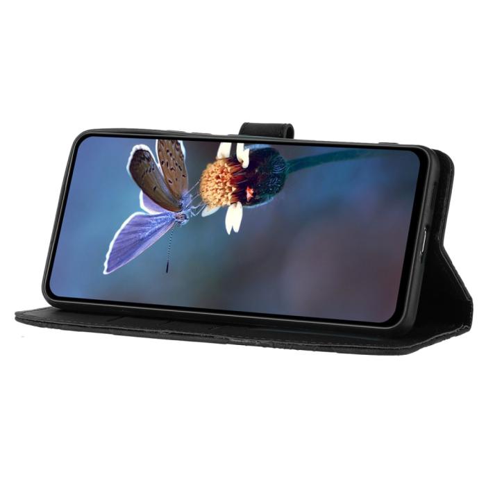 Bild 2,  Samsung Galaxy S24 Ultra Fodral Blommigt Tryck Svart