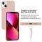 Mercury GOOSPERY Mercury Goospery iPhone 14 Skal Liquid Skin Touch Ljus Rosa