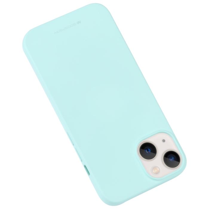 Bild 2, Mercury GOOSPERY Mercury Goospery iPhone 14 Skal Liquid Skin Touch Mint