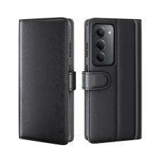  Xiaomi Redmi 15 Fodral Premium &Auml;kta L&auml;der Svart