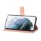  Samsung Galaxy S22 Plus Fodral Tryckta Mandala Blommor Roséguld