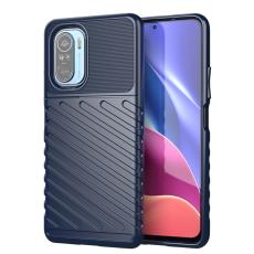  Xiaomi Mi 11i - Twill Textur Skal - Bl&aring;