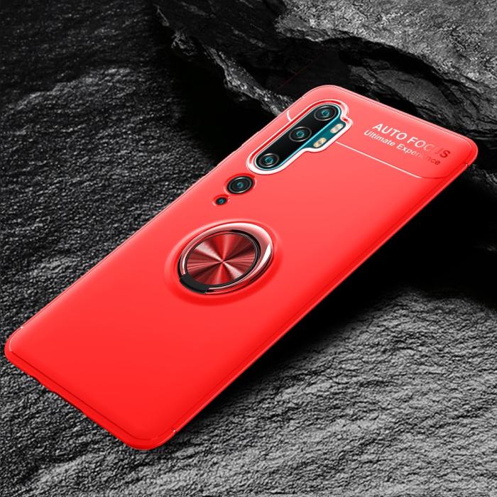 Bild 3,  Xiaomi Mi Note 10/10 Pro - Ring Skal - Röd