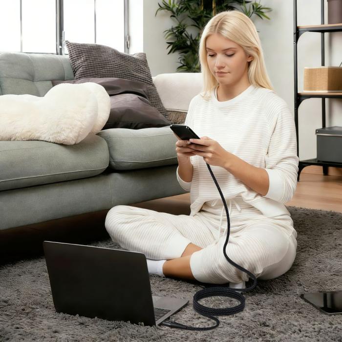Bild 6, Tech-Protect Tech-Protect 2m 240W PD QC3.0 USB-C-USB-C Kabel UltraBoost