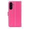  Samsung Galaxy A57 5G Fodral Litchi Läder Rosa