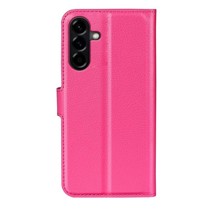 Bild 6,  Samsung Galaxy A57 5G Fodral Litchi Läder Rosa