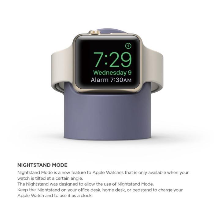 Bild 2,  Apple Watch Silikon Stativ Blå