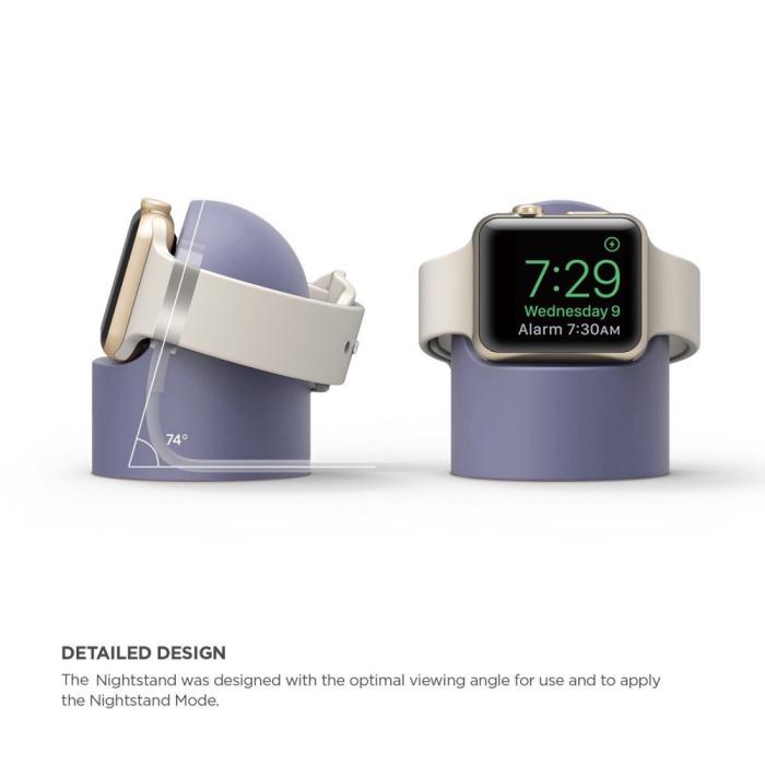 Bild 5,  Apple Watch Silikon Stativ Blå
