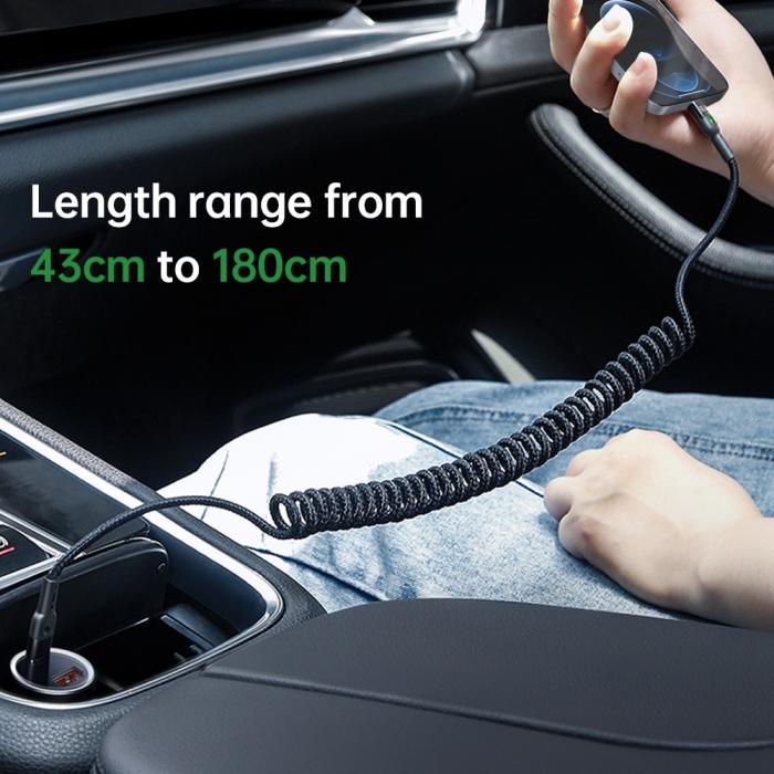 Bild 6, MCDODO Mcdodo 36W PD USB-C - Lightning Flexibel Nylonkabel Svart
