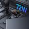 Tech-Protect Tech-Protect 72W PD USB-C / USB-A Billaddare Med Bluetooth FM Sändare