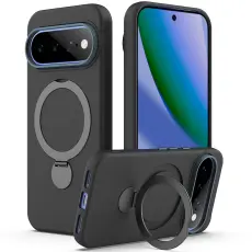  Google Pixel 11/10/9 Pro XL Skal Med Magnet & Ringstativ