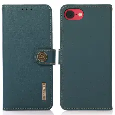 KHAZNEH KHAZNEH iPhone 17e / 16e Fodral &Auml;kta L&auml;der Gr&ouml;n