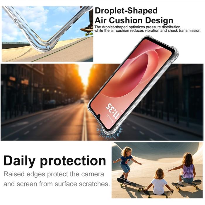 Bild 2, IMAK IMAK Moto G06/G06 Power Skal TPU AirBag Shockproof Transparent