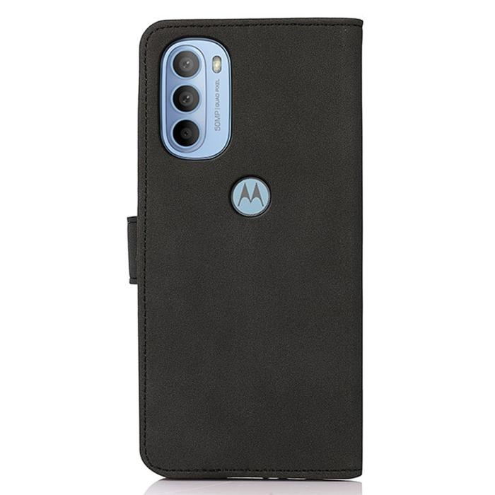 Bild 3, KHAZNEH KHAZNEH Motorola Moto G31 / G41 Fodral Retro Läder Svart
