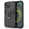  iPhone 14 Skal Ring Hybrid Svart