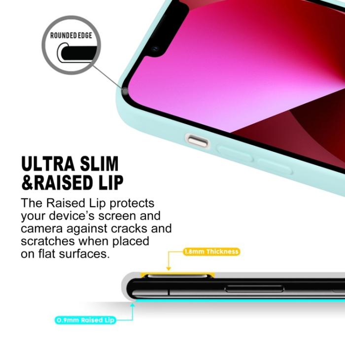 Bild 5, Mercury GOOSPERY Mercury Goospery iPhone 14 Skal Liquid Skin Touch Mint