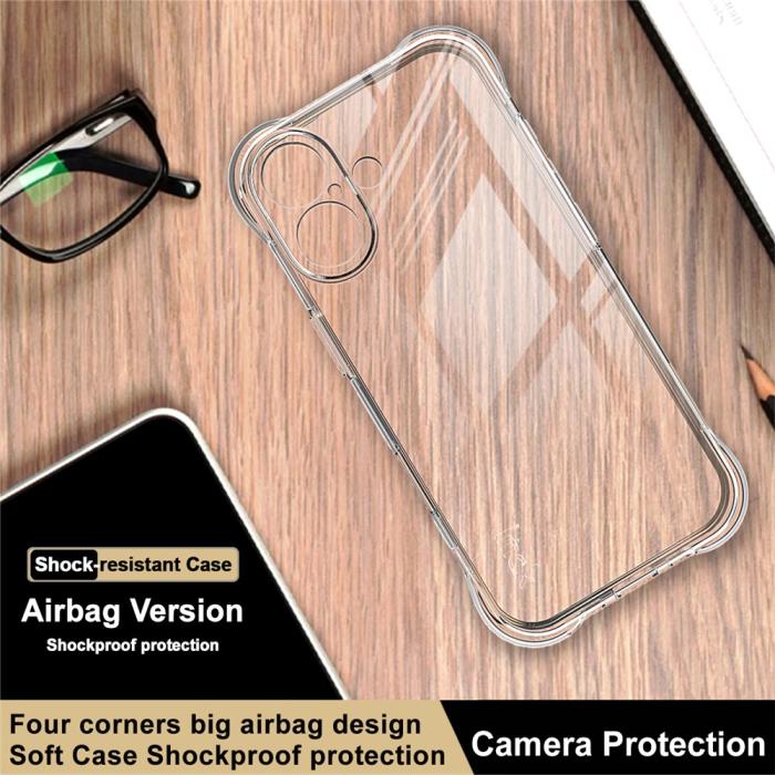 Bild 6, IMAK IMAK iPhone 17 Skal TPU Shockproof Airbag Transparent