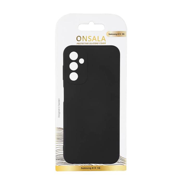 Bild 2, Onsala ONSALA Galaxy A14 4G/5G Mobilskal Silikon Svart