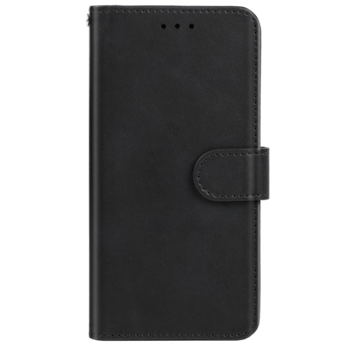 Bild 2,  Motorola Moto G62 5G Fodral Solid Läder Svart