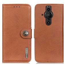 KHAZNEH KHAZNEH Sony Xperia Pro-I Fodral L&auml;der Brun
