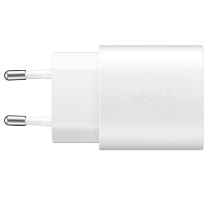 Bild 2, Samsung Samsung 25W 3A USB-C Laddare EP-TA800 inkl. 1m USB-C Kabel - Vit