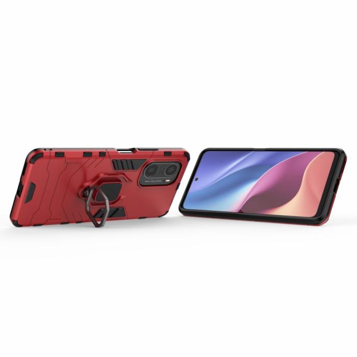 Bild 5,  Xiaomi Mi 11i - Hybrid Ring Skal - Röd