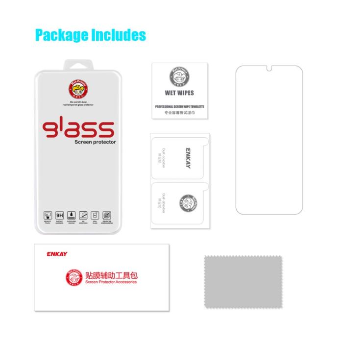 Bild 6, ENKAY ENKAY Samsung Galaxy A14 4G/5G Skärmskydd Härdat Glas