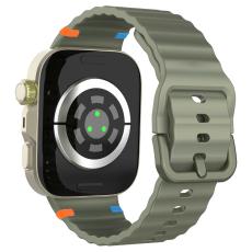  Huawei Watch Fit 4 Pro / 4 / 3 Klockarmband Wave Silikon Gr&ouml;n