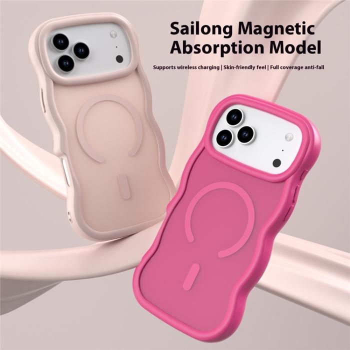 Bild 2,  iPhone 17 Pro Max Skal MagSafe Wavy Matt Lila