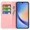  Samsung Galaxy A35 5G Fodral Flip Skin Touch Rosa