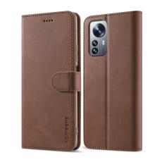 LC.IMEEKE LC.IMEEKE Xiaomi 12 Fodral L&auml;der Brun