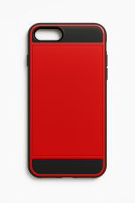  iPhone 7/8 Plus Skal Med Kortfack - R&ouml;d
