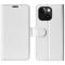  iPhone 15 Plus Fodral Crazy Horse Läder Vit