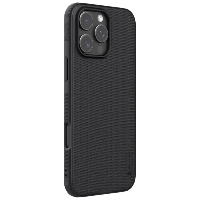Bild 3, NILLKIN NILLKIN iPhone 16 Pro Max Skal Frosted Shield Pro Svart