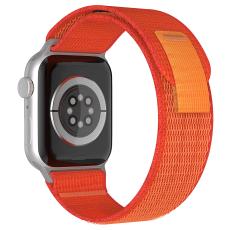 ColorPop Apple Watch 38/40/41/42 mm Armband Nylon Trail Loop Oranger&ouml;d