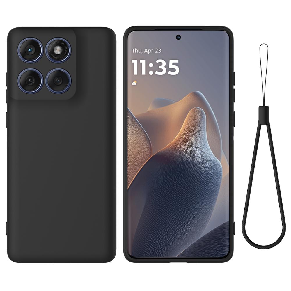  Motorola Edge 70 Skal Liquid Silikon Svart