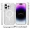  iPhone 15 Pro Max Skal MagSafe Glitter Transparent