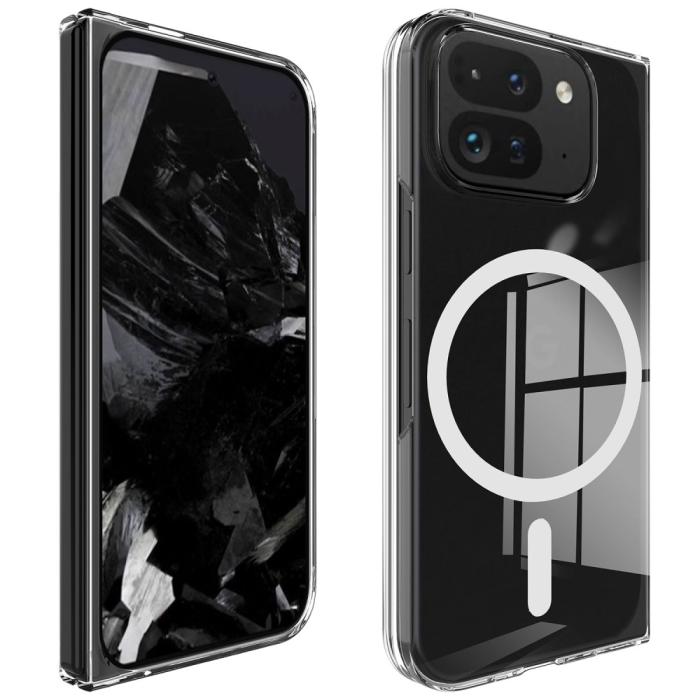 Bild 2,  Google Pixel 9 Pro Fold Skal MagSafe Akryl/TPU Transparent