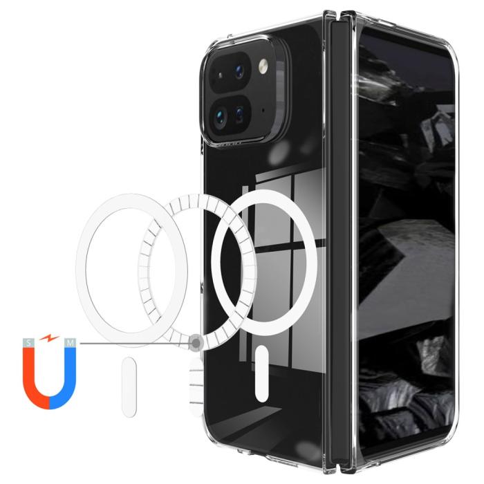 Bild 3,  Google Pixel 9 Pro Fold Skal MagSafe Akryl/TPU Transparent