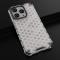  iPhone 15 Pro Skal Honeycomb Shockproof Vit