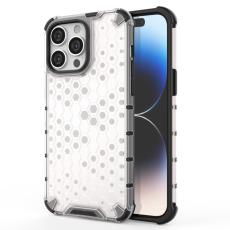  iPhone 15 Pro Skal Honeycomb Shockproof Vit