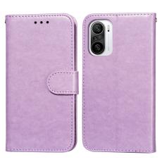  Xiaomi Mi 11i - Solid L&auml;der Fodral - Lila