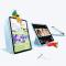 ESR ESR iPad Air 10.9 2022-2020/11 2026-2020 Fodral Flip Hybrid Sky Blue