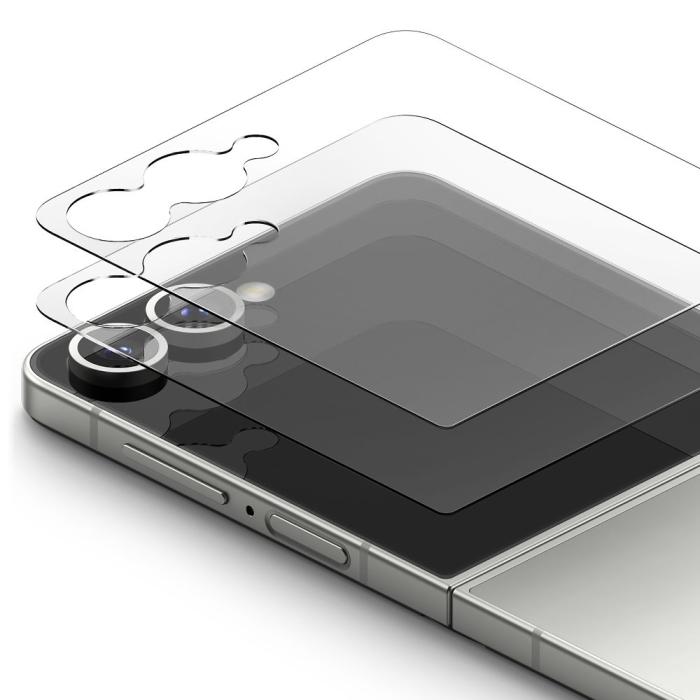 Bild 3, Ringke Ringke Samsung Galaxy Z Flip 7 2-PACK Skärmskydd Härdat Glas