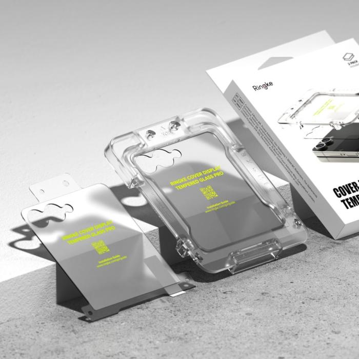 Bild 5, Ringke Ringke Samsung Galaxy Z Flip 7 2-PACK Skärmskydd Härdat Glas